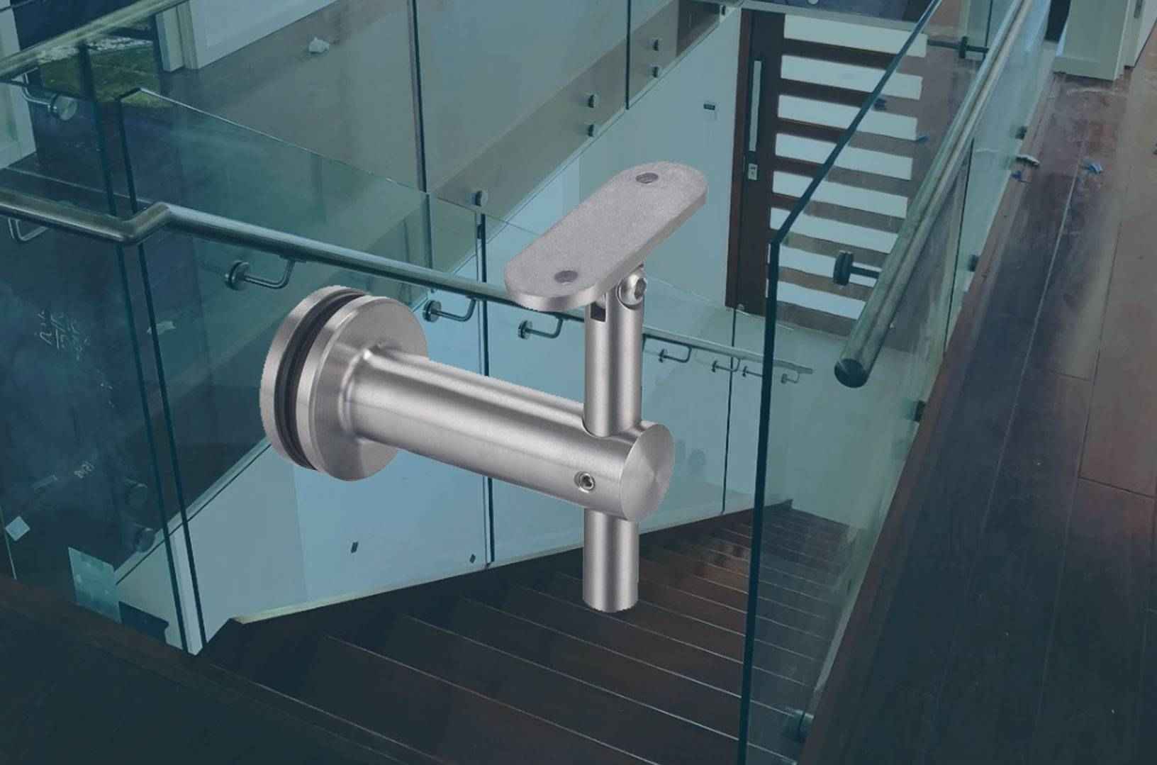 Adjustable Glass Handrail Brackets