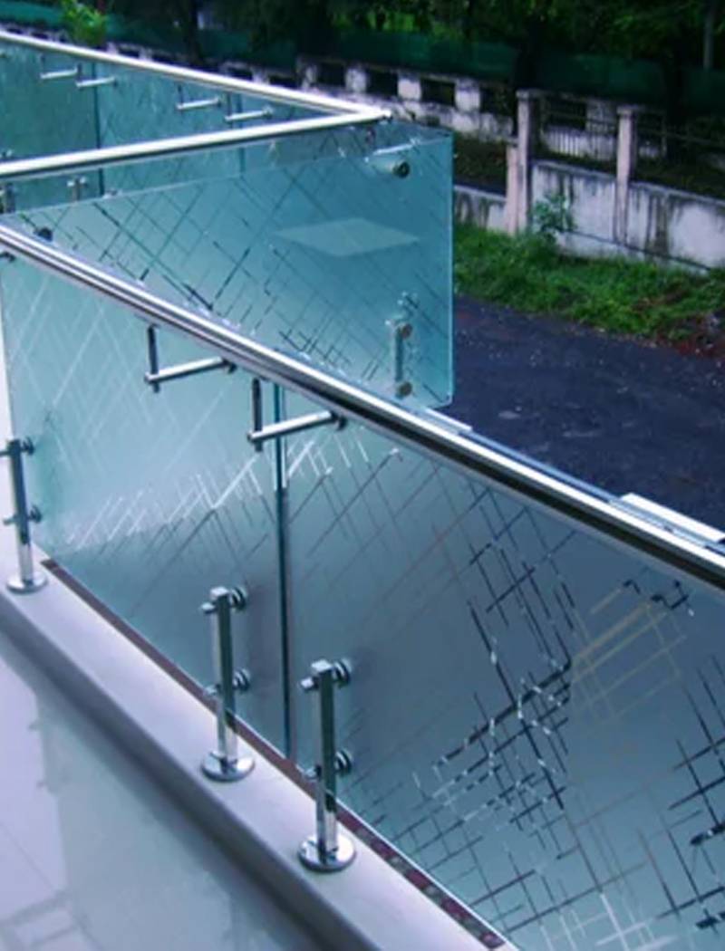 Balcony Glass Railing For Client Home