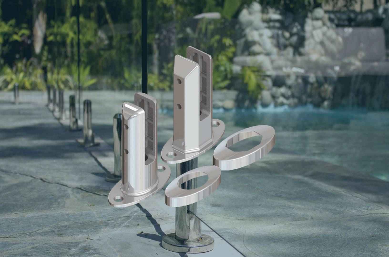 Satin Finish Glass Spigots